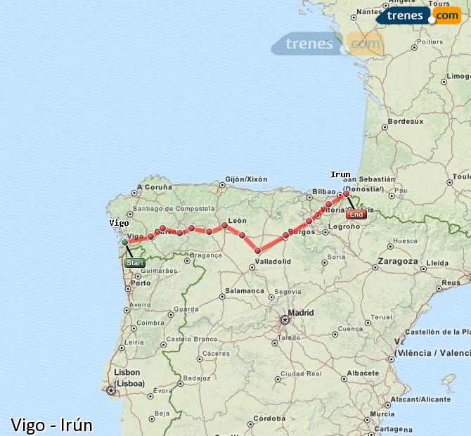Tren Vigo Guixar Irún