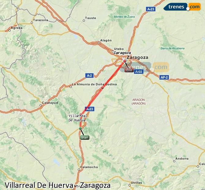 Tren Villarreal de Huerva Zaragoza