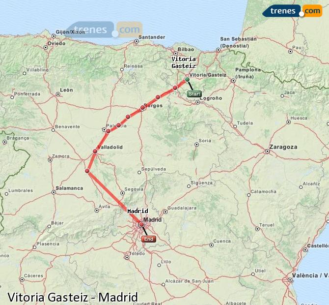 Tren Vitoria – Gasteiz Madrid