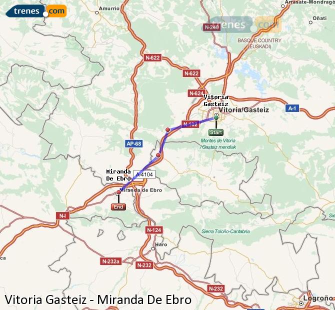 Tren Vitoria – Gasteiz Miranda de Ebro