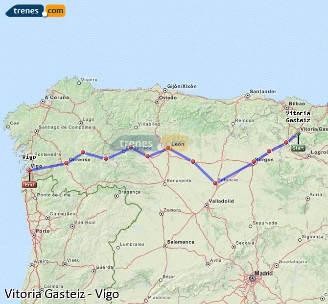 Tren Vitoria – Gasteiz Vigo Guixar