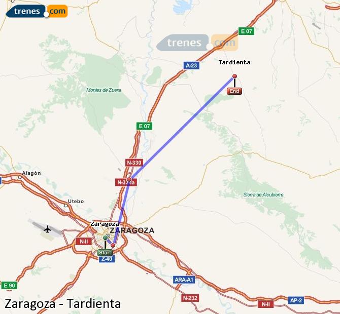 Tren Zaragoza Tardienta