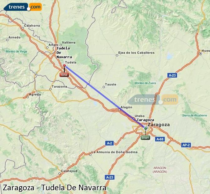 Tren Zaragoza Tudela de Navarra