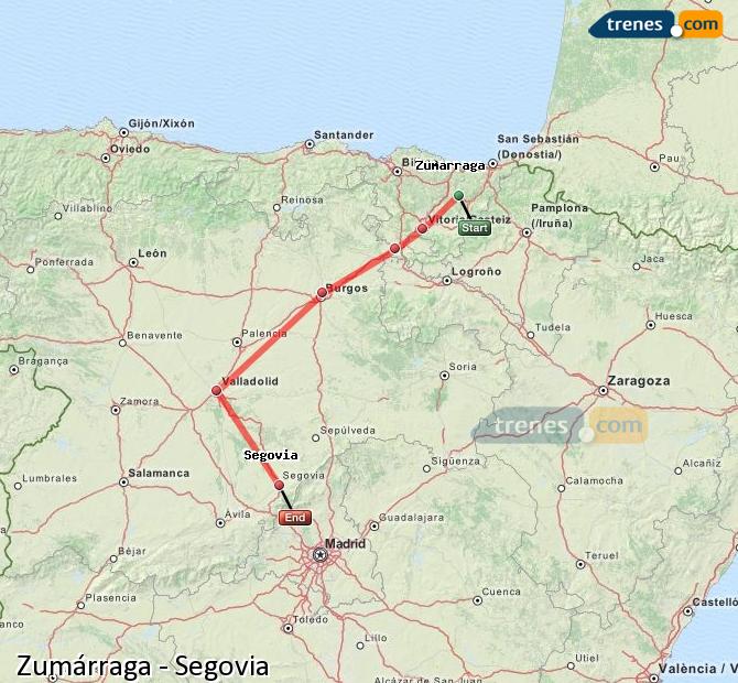 Tren Zumárraga Segovia